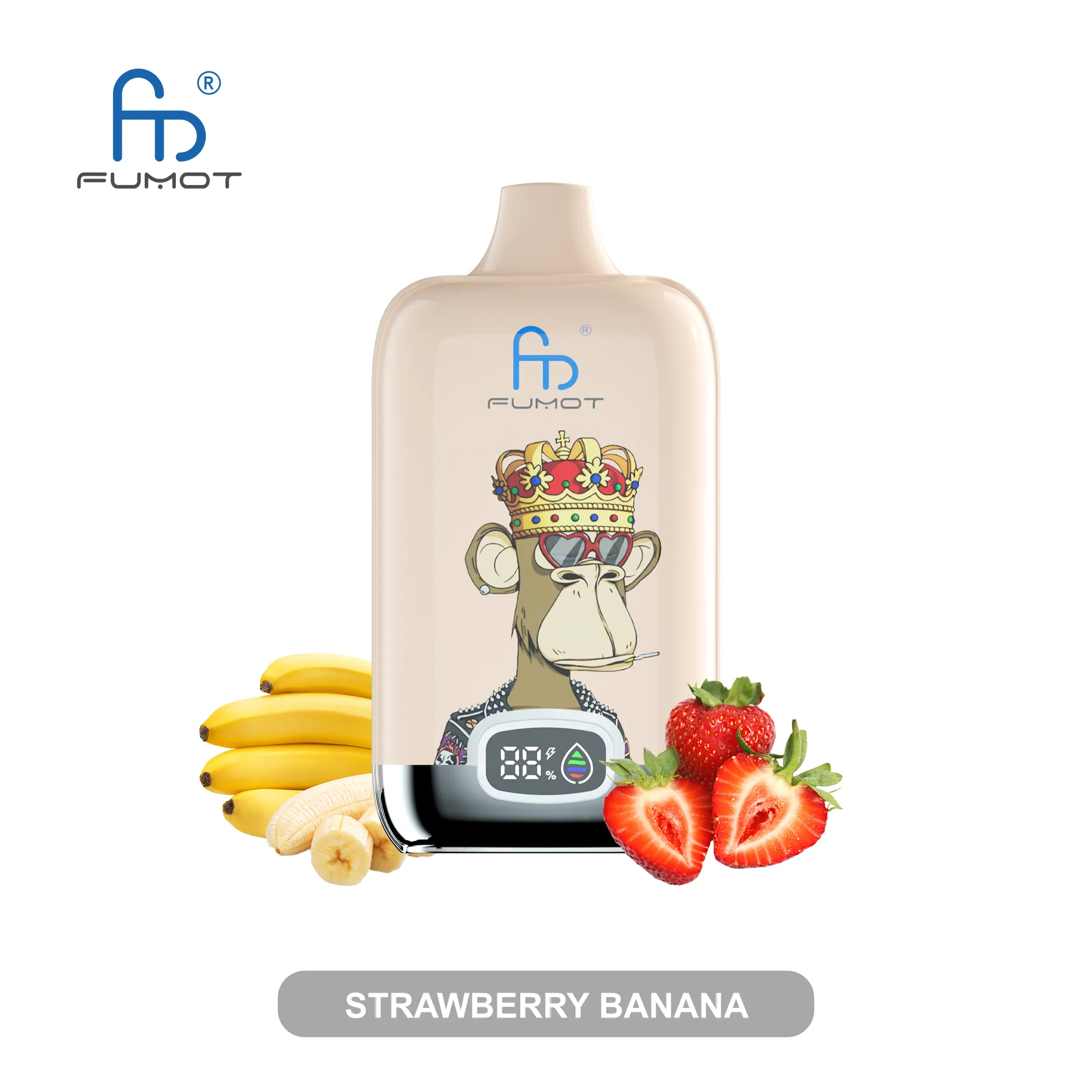 Fumot 12000 Strawberry Banana Produktfoto Fumot 12000 Strawberry Banana Produktfoto