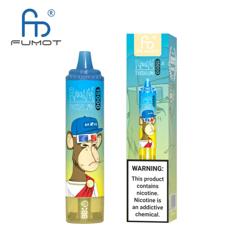 Fumot Tornado 15000 Mr Blue Verpackungsbild