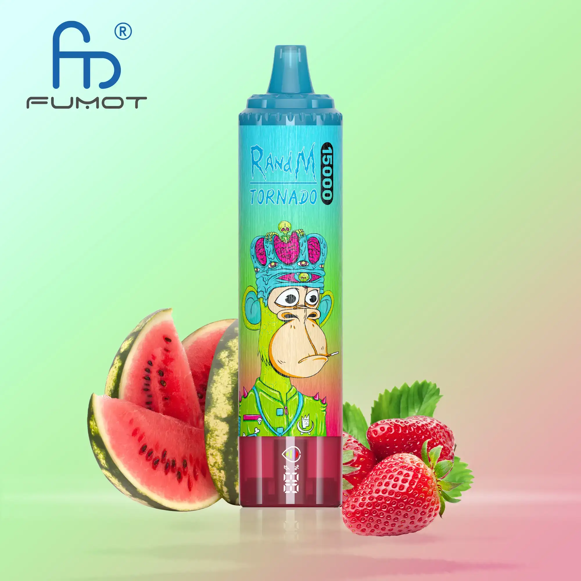 Fumot Tornado 15000 Strawberry Watermelon Produktfoto Fumot Tornado 15000 Strawberry Watermelon Produktfoto