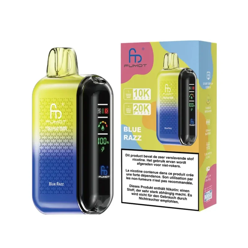 Fumot Tornado 20000 Blue Razz Verpackungsbild