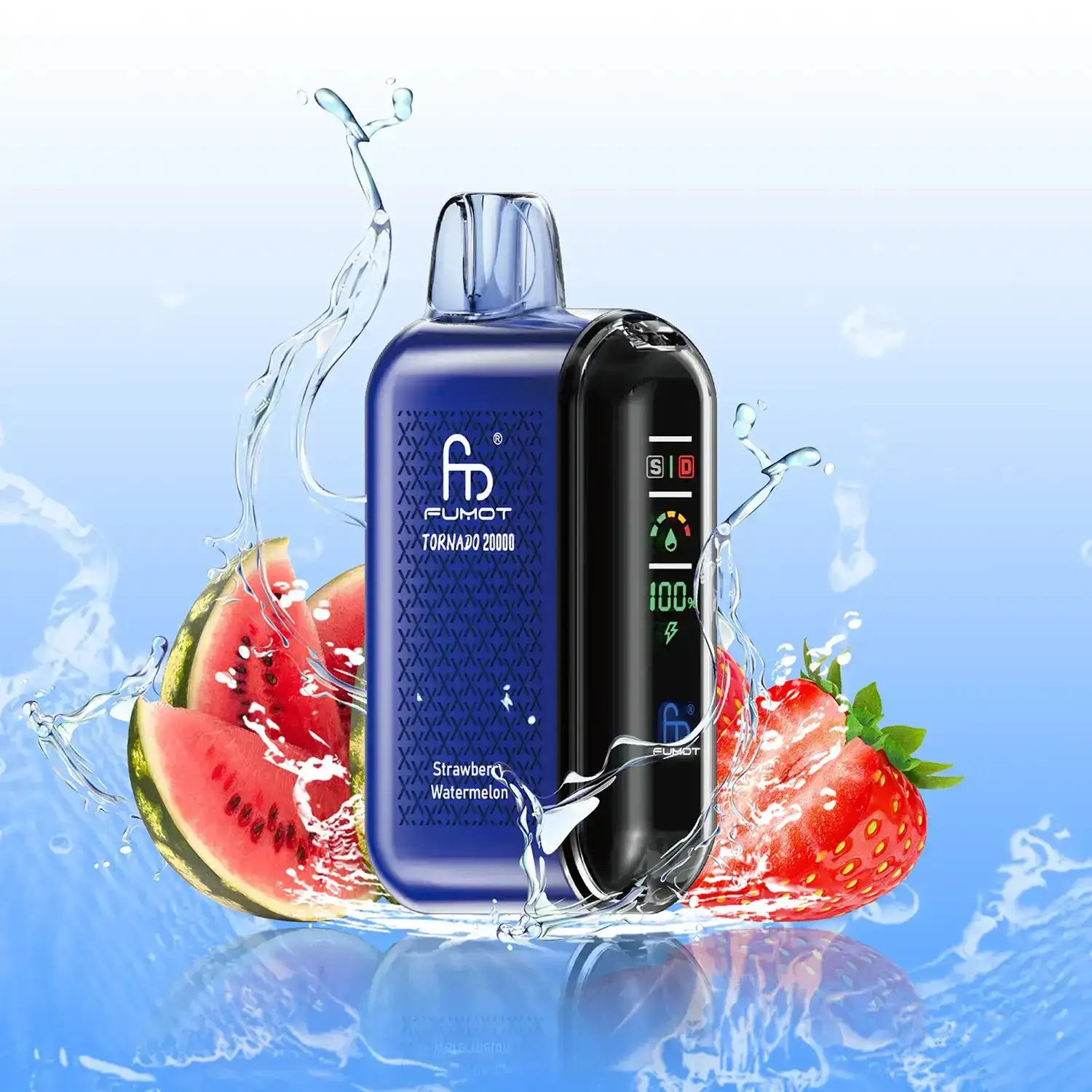 Fumot Tornado 20000 Strawberry Watermelon Produktfoto Fumot Tornado 20000 Strawberry Watermelon Produktfoto