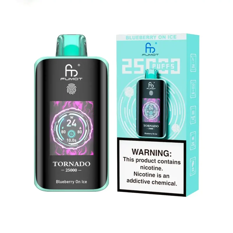 Fumot Tornado 25000 Blueberry On Ice Verpackungsbild