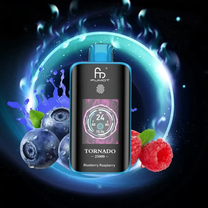 Fumot Tornado 25000 Blueberry Raspberry Produktfoto