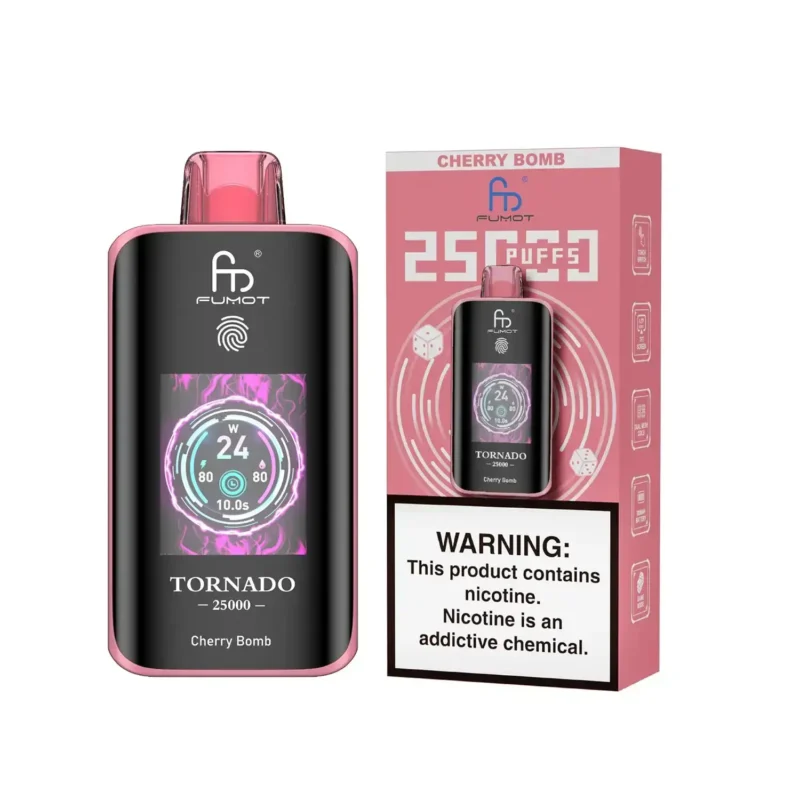 Fumot Tornado 25000 Cherry Bomb Verpackungsbild